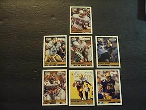 7 Assorted Courtside Draft Q Pix Football Cards 1992