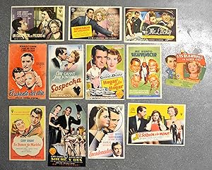 Cary Grant. Programas de cine originales. Film programs. Cinema