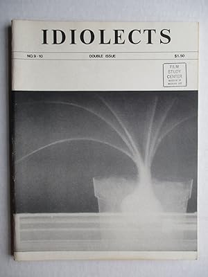 Idiolects # 9 -10 Winter 1980 - 1981