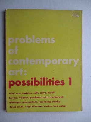 Problems of Contemporary Art Possibilities 1 Winter 1947 / 48