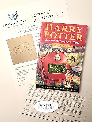 Harry Potter and the Philosopher' s Stone - Signed first edition, 9th printing