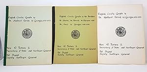 (3 Volume Set) English Crown Grants for Parishes of St. David, St. Patrick, St. Thomas, St. Mary ...