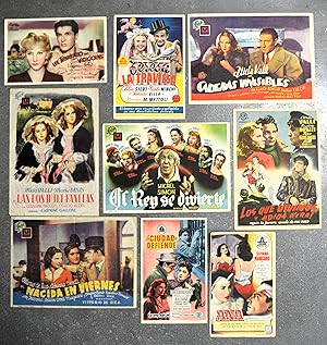 Programas de cine originales. Film programs. Cinema italiano. Programmi cinematografici originali...