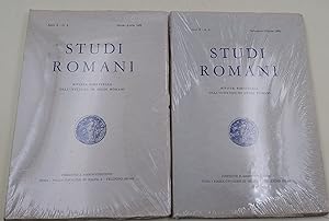 Studi Romani- rivista bimestrale dell'Istituto di Studi Romani- Anno X, 2 voll. 1962