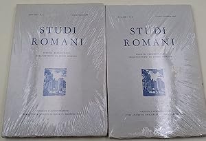 Studi Romani-Rivista trimestrale dell'istituto di SDtudi Romani- Anno XIII- 2 voll.1965