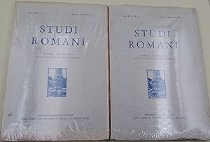 Studi Romani-Rivista trimestrale dell'Istituto Studi Romani-Anno XVI- voll. 2 1968