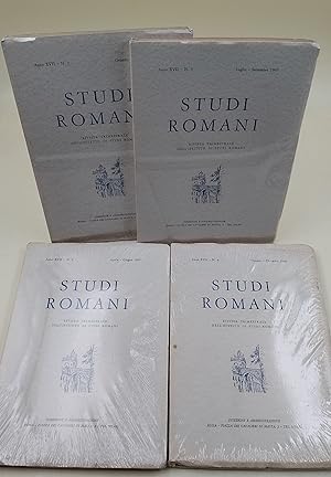 Studi Romani-Rivista trimestrale dell'Istituto Studi Romani-Anno XVII-4 voll 1969