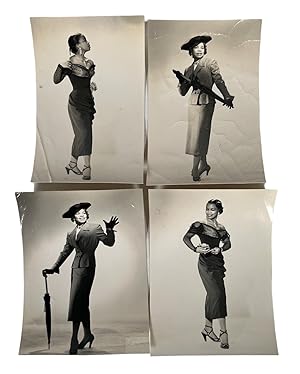 Black Models Philadelphia Studio Fashion Photoshoot, 1930's-1940's