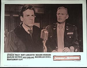 Judgment at Nuremberg Lobby Card #7 Maximilain Schell, Richard Widmark!