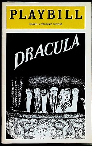 Playbill - Dracula at the Morris A. Mechanic Theatre. Gorey Cover. May/June 1978