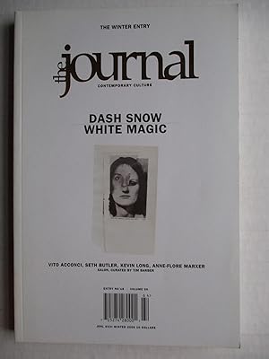 The Journal Entry # 18 2006 Dash Snow White Magic Contemporary Culture