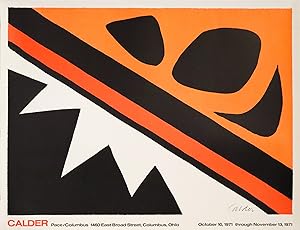 2000 Original American Exhibition poster - La Grenouille et la Scie (Reissue), Alexander Calder