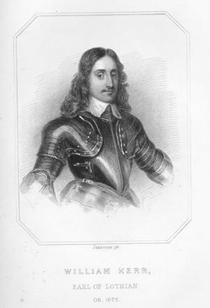 William Kerr, 1st Earl of Lothian ,1840's Historical Portrait