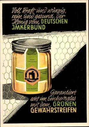 Ansichtskarte / Postkarte Reklame, Honig vom Deutschen Imkerbund