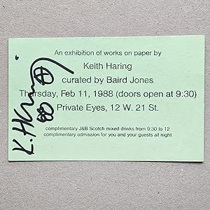 An exhibition of works on paper curated by Baird Jones (signed)