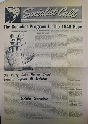 Socialist Call. Friday, April 23, 1948. Volume XV-No. 16