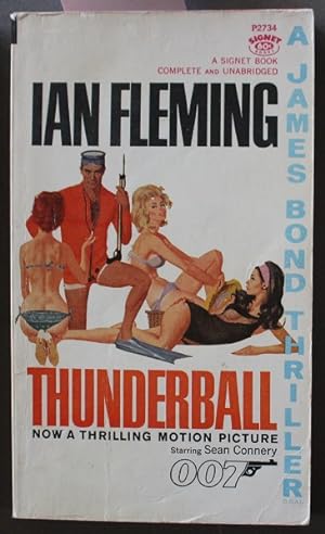 THUNDERBALL.; James Bond - OO7 Adventure (Signet Book # P2734; Photo Cover from Movie.)