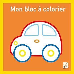 Mini bloc à colorier (voiture) #1 (Mini Bloc à colorier 1)