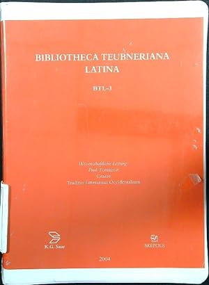Bibliotheca teubneriana latina BTL-3