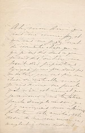 Palmyre WERTHEIMBER cantatrice lettre autographe signée opéra