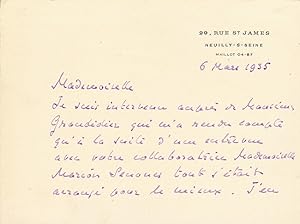 Jean-Baptiste CHARCOT lettre autographe signée explorateur