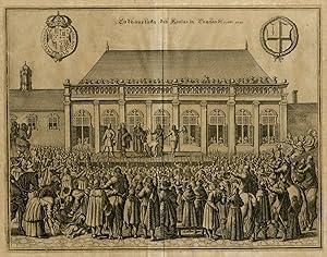 The Beheading of the King of England; Enthauptung des Königs in England