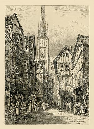Une rue de Rouen