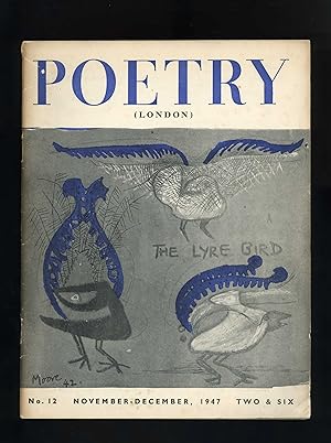 POETRY (LONDON) - A Bi-Monthly of Modern Verse and Criticism: Vol. 3, No. 12 - November-December ...