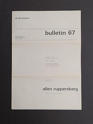 Art & Project Bulletin nr. 67 - Allen Ruppersberg - Thank you, mr. Duchamp