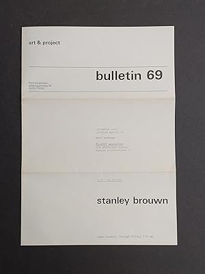 Art & Project Bulletin nr. 69 - Stanley Brouwn