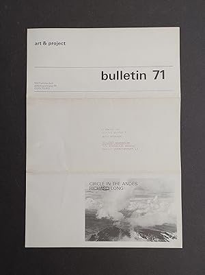 Art & Project Bulletin nr. 71 - Richard Long - Circle in the Andes