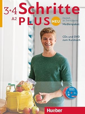 Schritte plus Neu 3+4. Audio-CDs und 1 DVD zum Kursbuch. Medienpaket