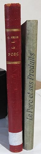 Lot de 2 ouvrages : Le Porc : Historique - Caractères - Races - Porcheries - Elevage - Engraissem...