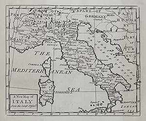 Antique Map ITALY, John Senex original 1749