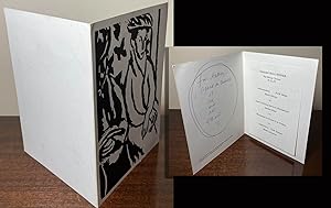 Vanessa Bell INVITATION. Signed and Inscribed by Quentin Bell
