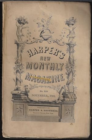 HARPER'S New Monthly Magazine: No. 222; November, Nov. 1868