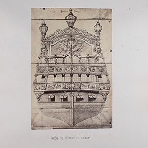 Reproduction photographique de dessins d'ornement de quelques bâtiments de Guerre de 1692 à 1758.