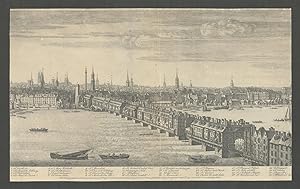 [Part Panorama of the River Thames, London Bridge and the City of London from St Mary Overy]