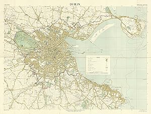 Plan of Dublin. Popular edition. 1:25,000