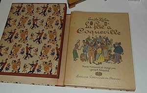 La fête à Coqueville. Texte manuscrit et imagé par Joseph Hémard. Éditions Littéraires de France....