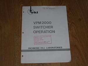 VPM-2000 Series Operating Instructions