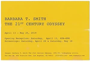 Barbara T. Smith "Odyssey" exhibition invitation