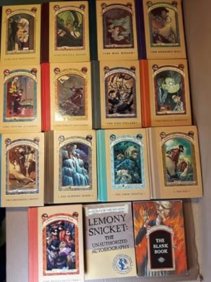 A Series of Unfortunate Events: Book #1, 2, 3, 4, 5, 6, 7, 8, 9, 10, 11, 12, 13; (plus) "Lemony S...