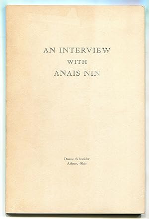 An Interview with Anais Nin