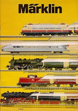 Katalog 1975 DI über Märklin-Eisenbahnen und Zubehör der Firma Gebr. Märklin & Cie. GmbH, 732 Göp...