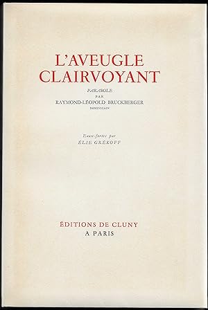 l'AVEUGLE CLAIRVOYANT parabole