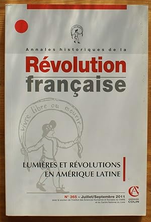 Annales historiques de la Révolution Française - Numéro 365 de juillet-septembre 2011