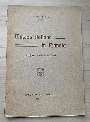 Musica italiana in Francia. La riforma intitolata a Gluck