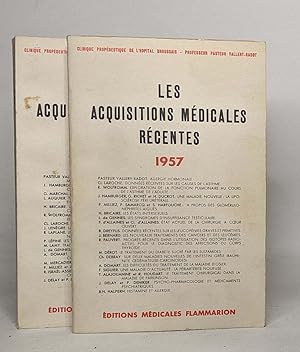 Les acquisitions médicales récentes années 1957 _ 1958