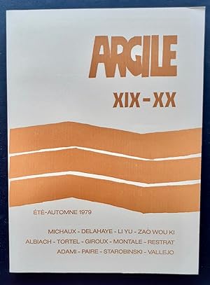 Argile n°XIX-XX : été-automne 1979.